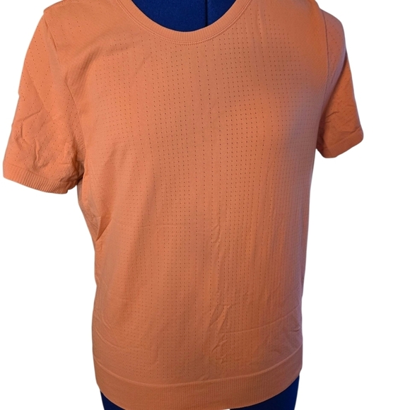 Athleta Tops - Athleta Womens Vibrant Orange Short Sleeve Tee